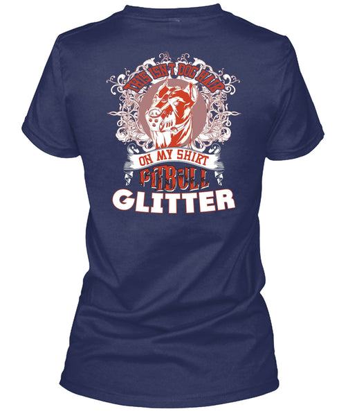 This Isn't Dog Hair T Shirt, Pit Bull Glitter T Shirt