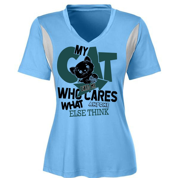 My Cat Likes Me Who Cares T Shirt, My Favorite T Shirt