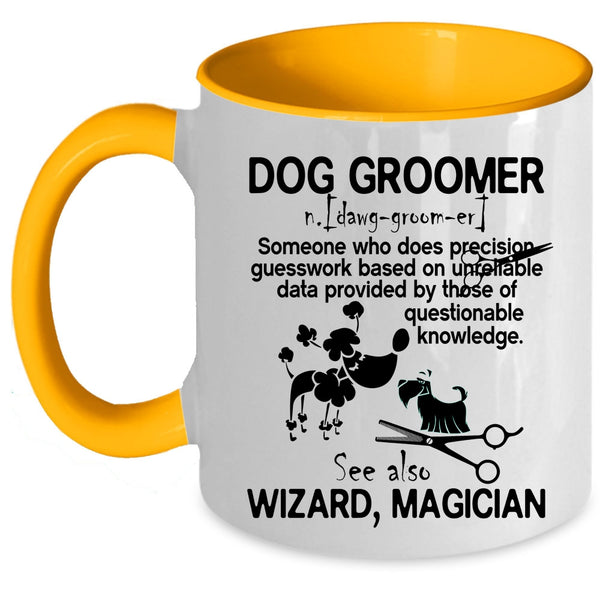 Awesome Dog Groomer Coffee Mug, Dog Groomer Accent Mug