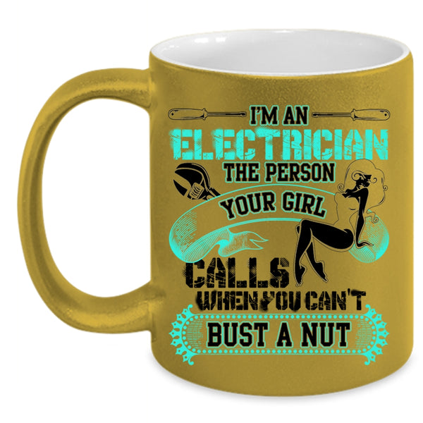 Awesome Electricians Coffee Mug, I'm An Electrician Accent Mug