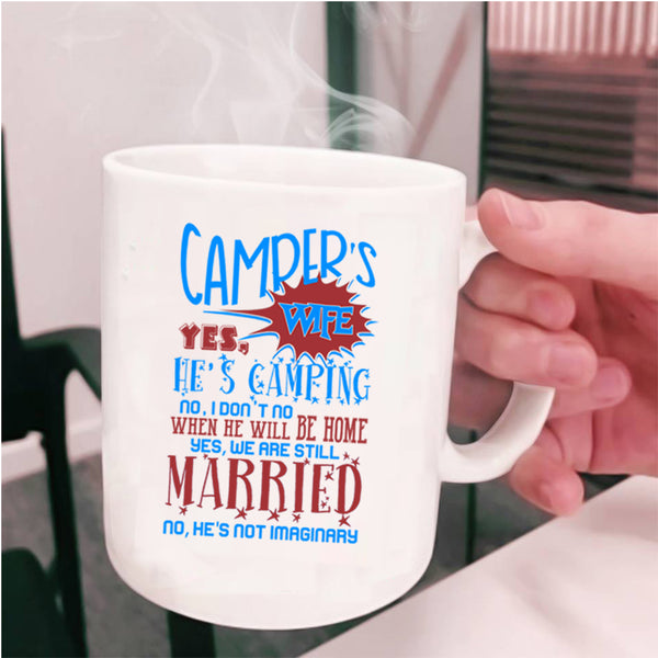 Beautiful Wife Coffee Mug, Camper's Wife Cup