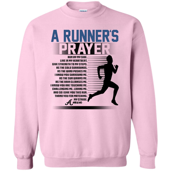 Coolest Runner T Shirt, A Runner's Prayer Sweatshirt
