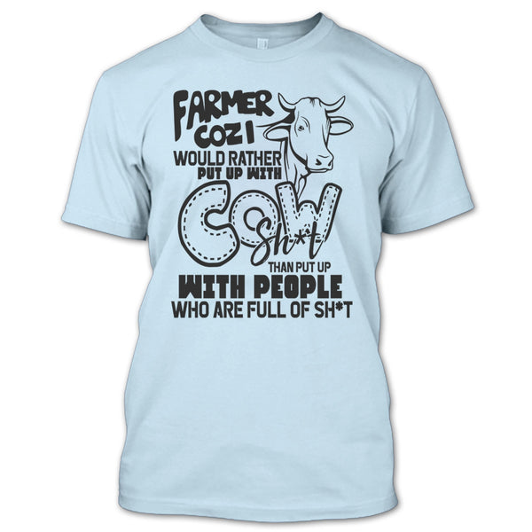 Farmer Cozi T Shirt, Coolest Farmer T Shirt