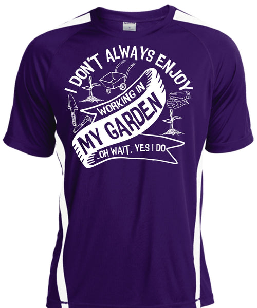 Working In My Garden T Shirt, Being A Gardener T Shirt, Cool Shirt