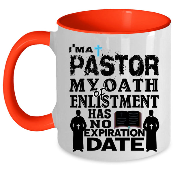 Best Gift For Dad Coffee Mug, I'm A Pastor Accent Mug