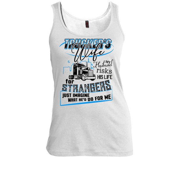 Trucker's Wife T Shirt, Coolest Trucker's Wife Tank Top