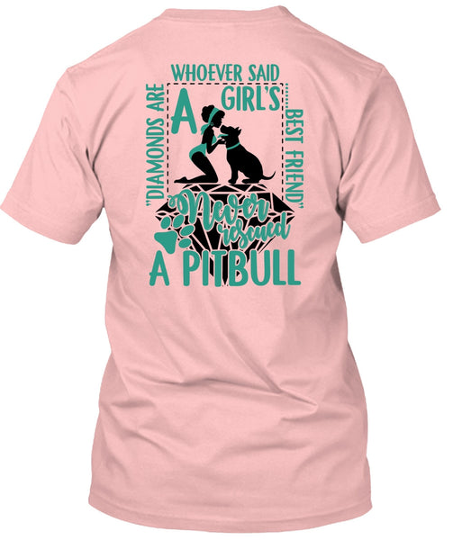 Never Rescued A Pit Bull T Shirt, I Love My Dog T Shirt