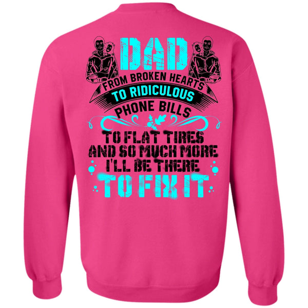 I Love Dad T Shirt, Dad From Broken Heart Sweatshirt