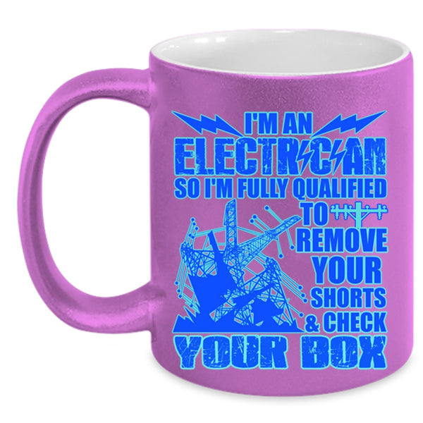 Awesome Gift For Electricians Coffee Mug, I'm An Electrician Accent Mug