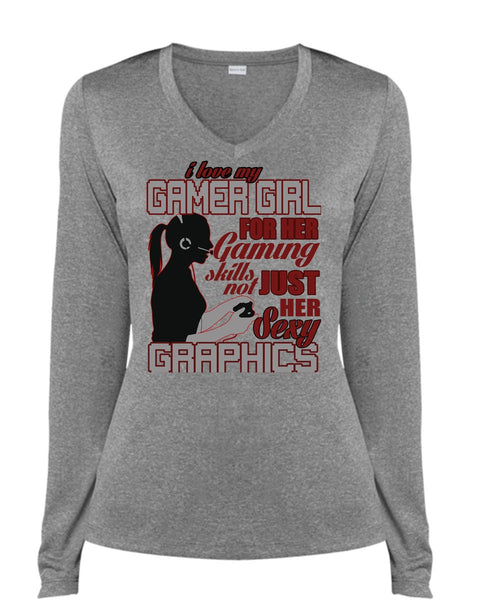 I Love My Gamer Girl T Shirt, I Love Gaming T Shirt