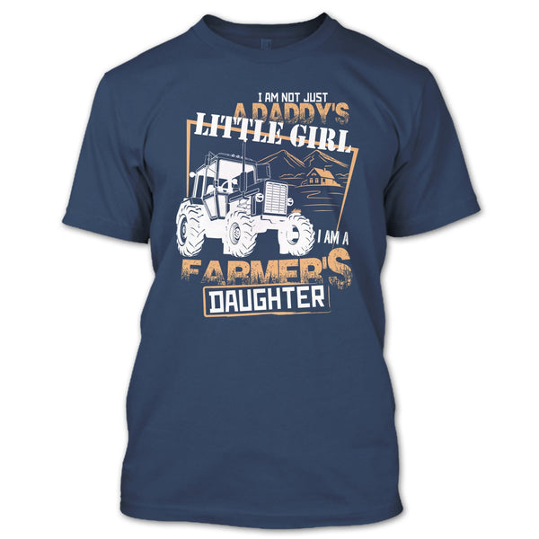 Just A Daddy's Littile Girl T Shirt, I'm A Farmer's Girl T Shirt