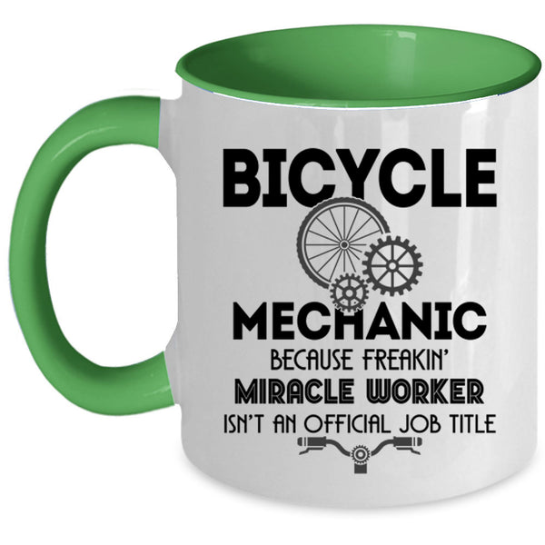 Not An Official Job Title Coffee Mug, Bicycle Mechanic Accent Mug