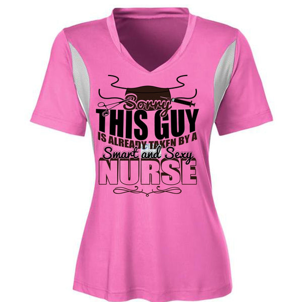 This Guy Is Already Taken By A Smart Nurse T Shirt, I Love Nursing T Shirt, Awesome T-Shirts