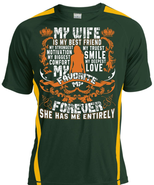 My Wife Is My Best Friend T Shirt, My Love My Favorite T Shirt, Cool Shirt