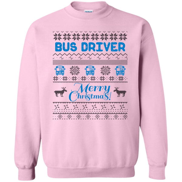 Gift For Merry Christmas T Shirt, Bus Driver Merry Christmas Sweatshirt