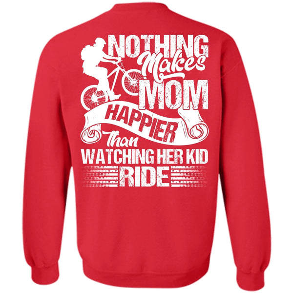 Makes Mom Happier T Shirt, I Love Biking Sweatshirt