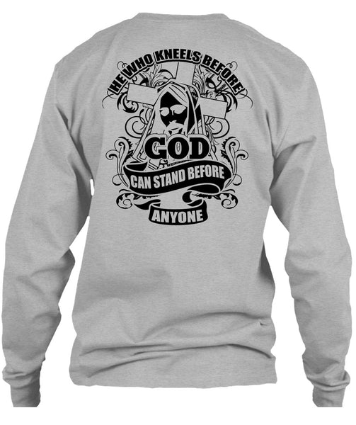 God Can Stand Before Anyone T Shirt, I Love Jesus T Shirt