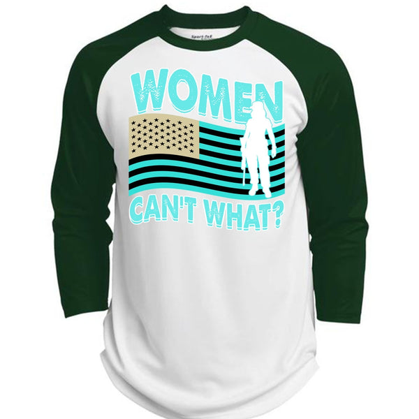 Women Can't What T Shirt, I Love Veteran T Shirt, Awesome T-Shirts  (Polyester Game Baseball Jersey)