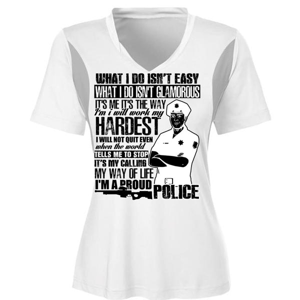 I'm A Proud Police T Shirt, I Love Police T Shirt, Awesome T-Shirts