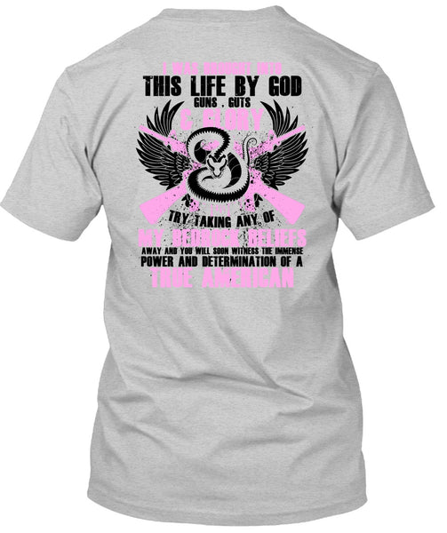 God Guns T Shirt, I Love Gunning T Shirt