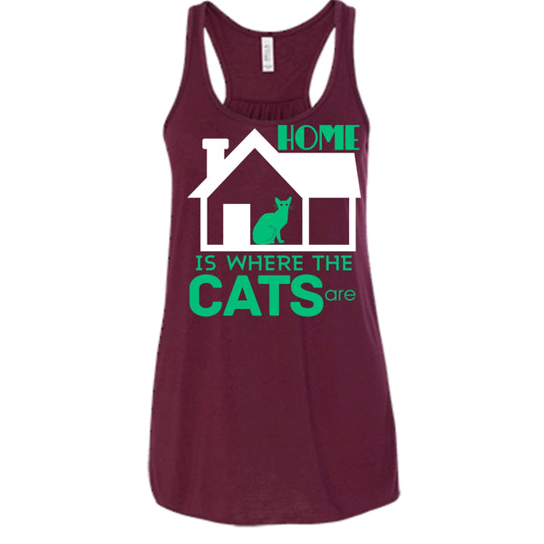 Home Is Where The Cats Shirt, Cool Cat Shirt