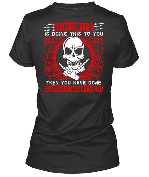 A black t-shirt with the shopify logo