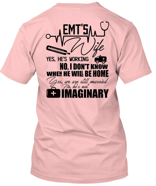 EMT's Wife T Shirt, I Love Nursing T Shirt