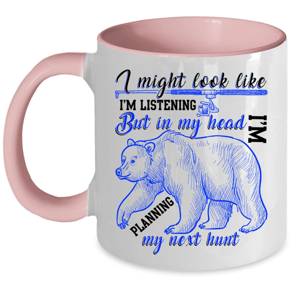 Cool Hunter Coffee Mug, In My Head I'm Planning My Next Hunt Accent Mug