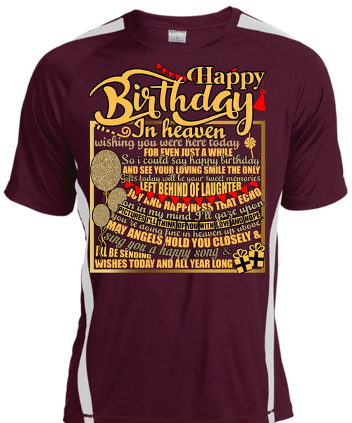 Happy Birthday In Heaven T Shirt, Being A Son T Shirt, Cool Shirt