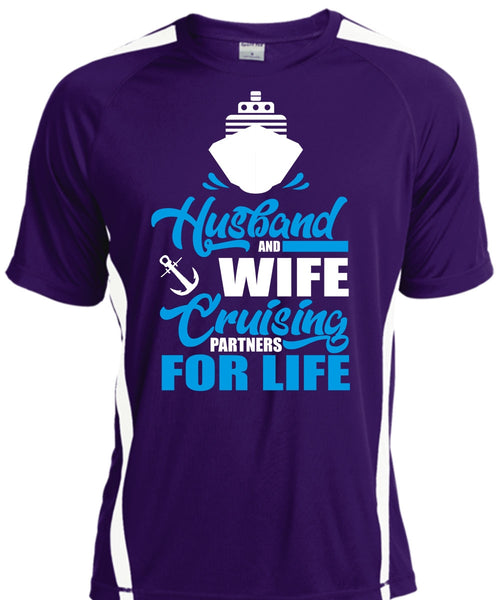 Husband And Wife Cruising T Shirt, Partners For Life T Shirt, Cool Shirt