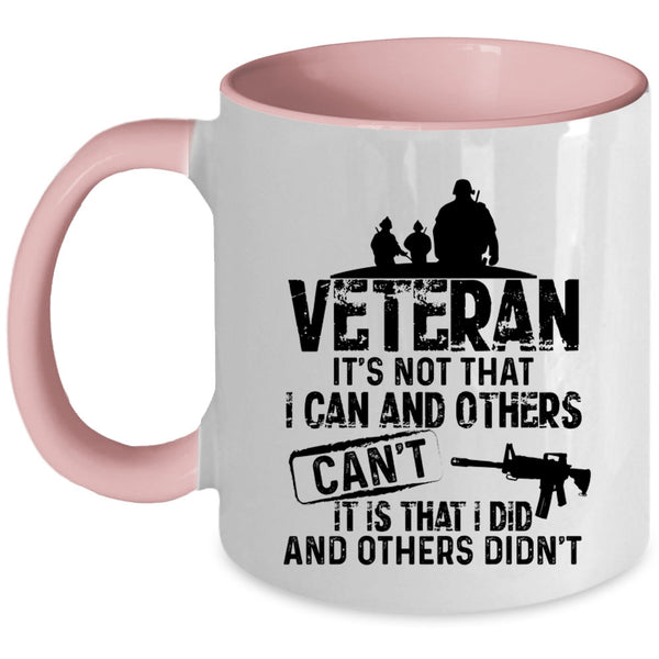 Awesome Gift For Veterans Coffee Mug, Veteran Accent Mug
