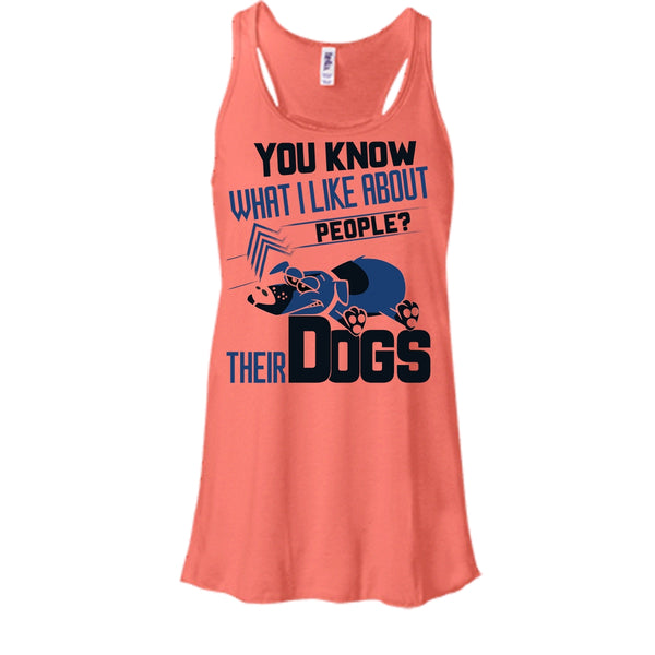 You Know what I Like About People T Shirt, Coolest Dog Lover T Shirt, Awesome t-shirts