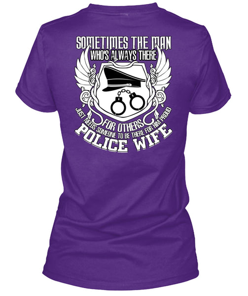 Proud Police Wife T Shirt, Being A Police T Shirt