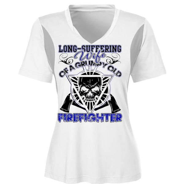 Long - Suffering Wife T Shirt, I Love Firefighter T Shirt, Awesome T-Shirts