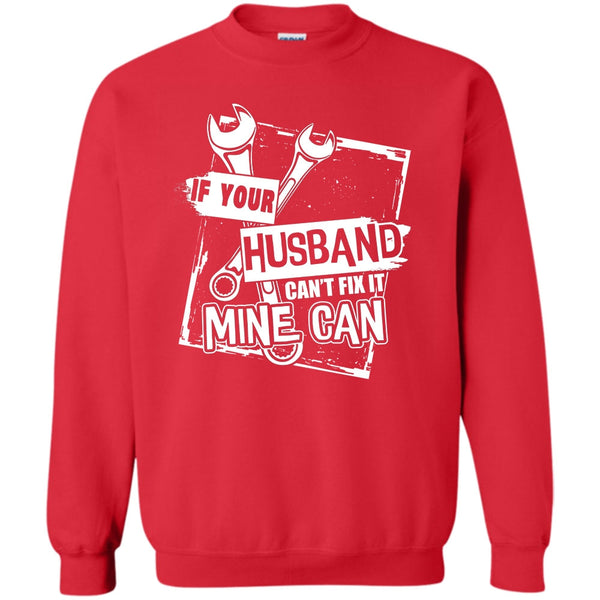 Mechanic Husband T Shirt, Coolest Mechanic's Wife Sweatshirt