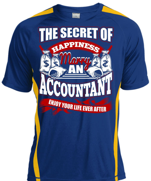Happiness Marry An Accountant T Shirt, Being An Accountant T Shirt, Cool Shirt