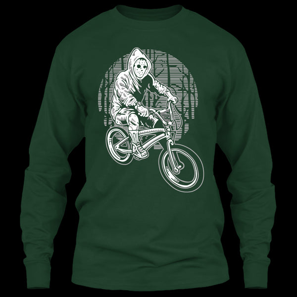 A black t-shirt with the shopify logo