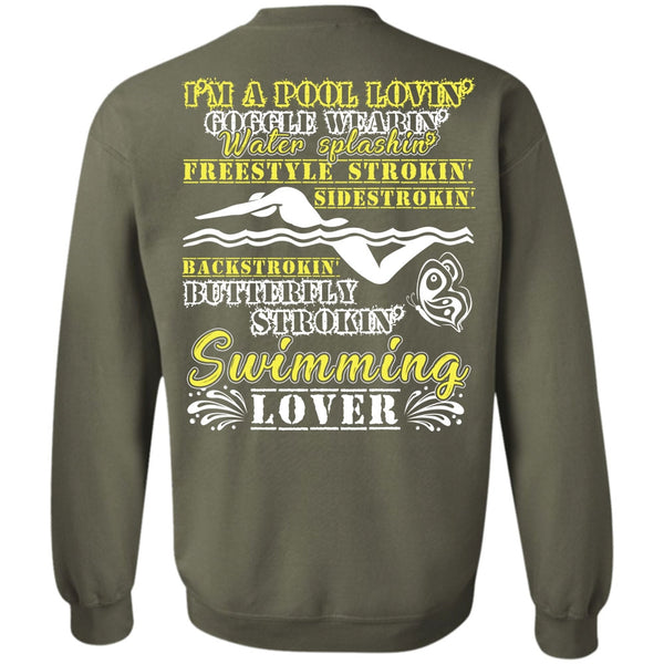 I'm A Pool Loving T Shirt, I Love Swimming Sweatshirt