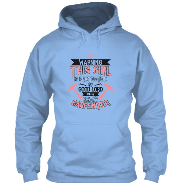 This Girl Is Protected By Good Lord T Shirt, Coolest Carpenter T Shirt