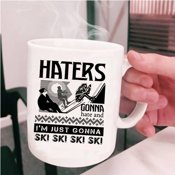 Funny Skiing Coffee Mug, I'm Just Gonna Ski Ski Ski Cup