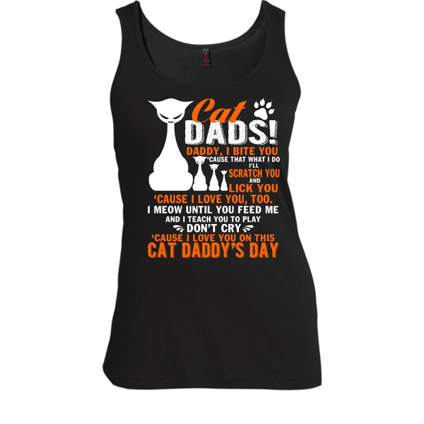 Cat Dads T Shirt, Daddy I Bite You T Shirt, Cool T Shirt