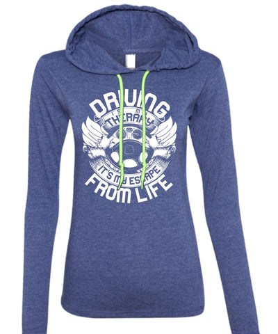 A black t-shirt with the shopify logo