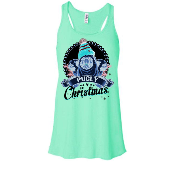 Pugly Christmas T Shirt, Coolest Merry Christmas T Shirt, Awesome t-shirts