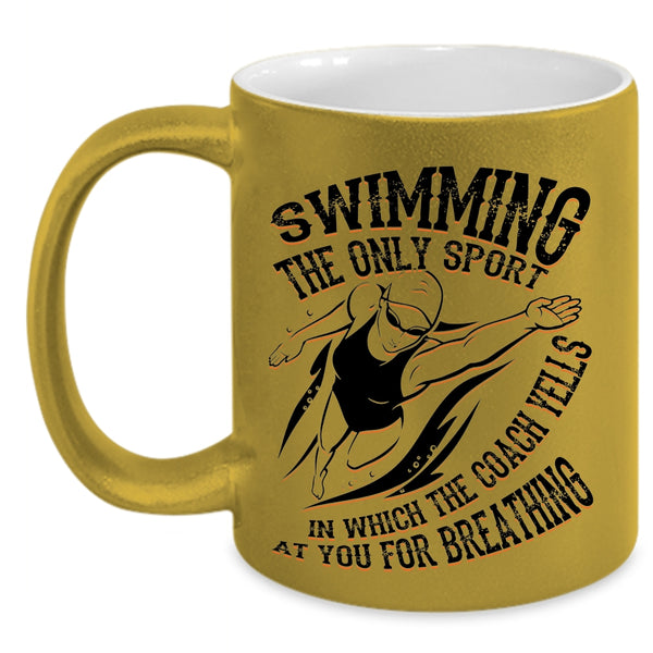 Awesome Gift For Swimmer Coffee Mug, Swimming Accent Mug