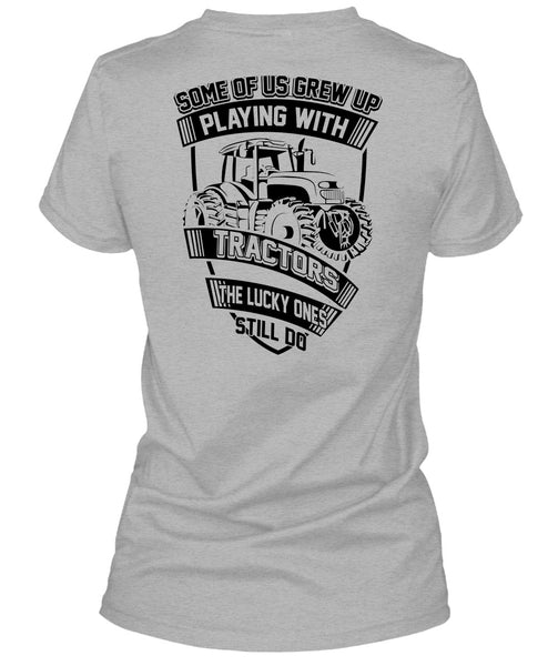 Playing With Tractors T Shirt, I Love Trucking T Shirt