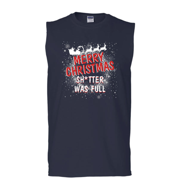Coolest Merry Christmas T Shirt, Holiday T Shirt, Cool T Shirt (Men's Cotton Sleeveless)