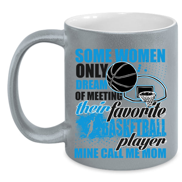Mine Call Me Mom Coffee Mug, Favotite Basketball Player Accent Mug