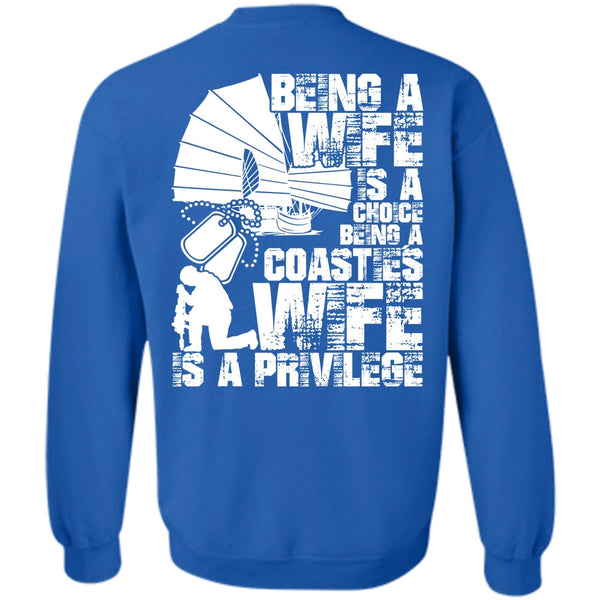 Coasties Wife T Shirt, I Love Wife Sweatshirt