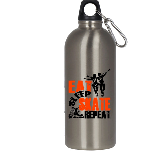 Eat Sleep Skate Repeat 20 oz Stainless Steel Bottle,Cool Teacher Outdoor Sports Water Bottle