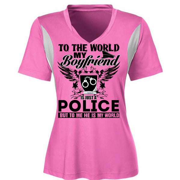 My Boyfriend Is Just A Police T Shirt, I Love Police T Shirt, Awesome T-Shirts